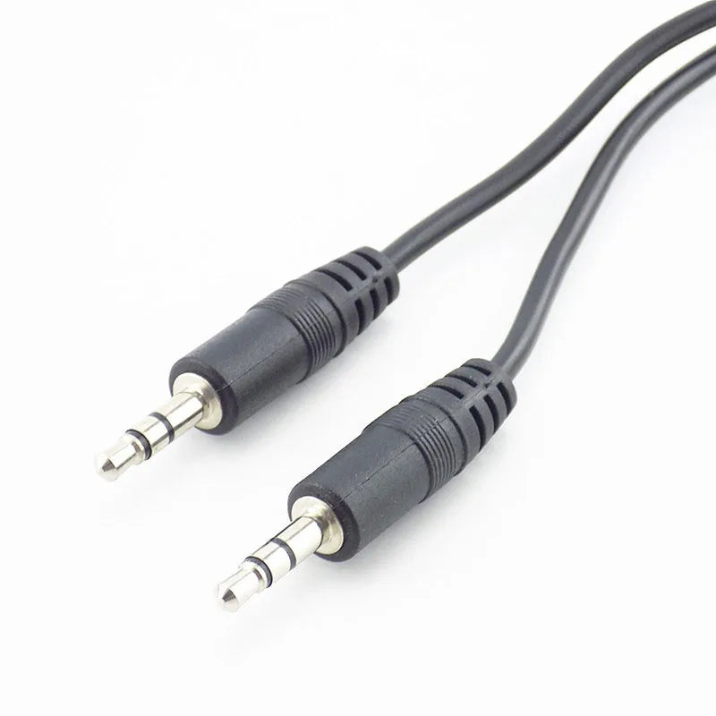 0.5m/1m 3.5mm to 3.5mm Aux Jack Male Extension cord AUX Audio Cable connectors earphone music player Headphones