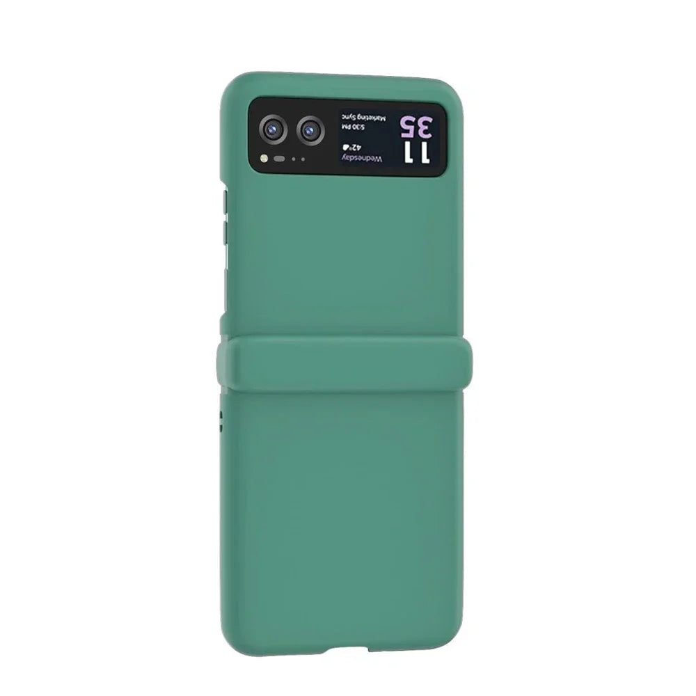 Candy Color Hinge Protective Phone Case For Motorola Razr 70 60 50 40 Ultra Skin Feel Shockproof Cover PC Bumper Shell Funda