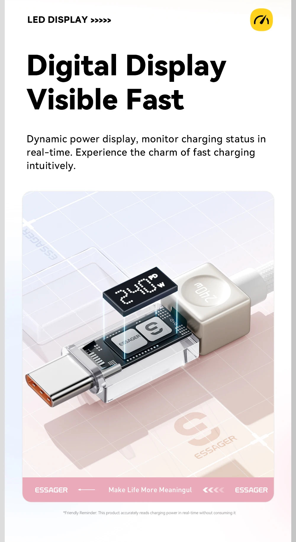 Essager 240W USB C Cable for iPhone 18 17 16 Plus Pro Max Macbook iPad Supercharge Fast Charger Type C Cable for Xiaomi Samsung