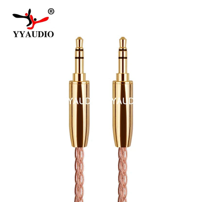 Aux Cable Jack 3.5MM To 3.5MM Audio Cable 7N OCC HIFI 3.5mm Aux Audio Cable Hifi Stereo for Headphone Mobile Phone Speaker TV
