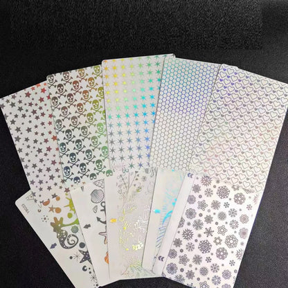 FONLYU 50pc 3D Embossed Back Skin Sticker Protective Film Rear Decorative Sheet For Mobile Phone Hydrogel Film Cutting Machine