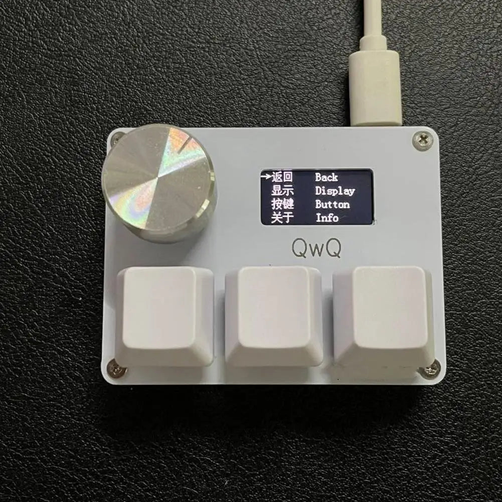 USB Programming Macro Custom Mechanical Keyboard RGB 24/16/12/9/8/4/3/2 Key Copy and Paste DIY Gaming Mini Keypad Macropad