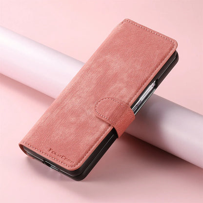2 in 1 Detachable Cards Solt Wallet Flip Book Case For Samsung Galaxy Z Fold 6 5 5G Fold6 Fold5 Removable Bag Magnetic Cover