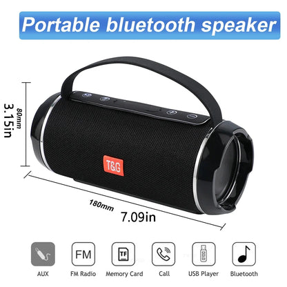 Wireless Subwoofer Portable Bluetooth Speaker Radio FM Waterproof Sound Box Music Caixa De Som Coluna Blootooth Bass Hifi Bocina