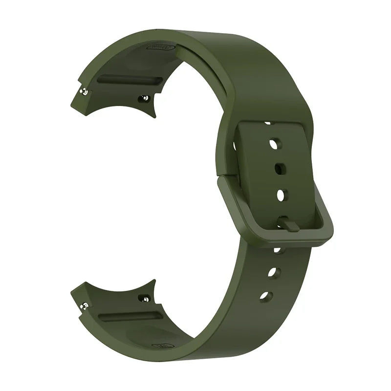 Silicone Strap For Samsung Galaxy Watch 4/5/6/7 40mm/44mm Pro 45mm Band No Gap Bracelet Belt Watch 4 6 Classic 47mm/46mm Correa