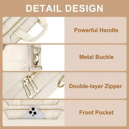 Laptop Shoulder Bag for MacBook Air Pro 15 16 M4 M3 M2 M1 Laptop Handbag Dell HP Acer Asus Notebook Messenger Sleeve Briefcase