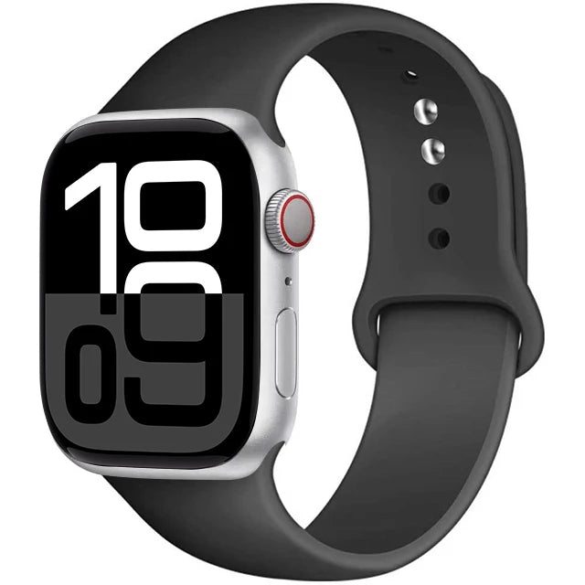 Silicone Band For Apple Watch straps 45mm 44mm 40mm 41mm 42mm-46mm sport bracelet iwatch series 8 7 6 5 SE 9 10 11 Ultra 2 49mm