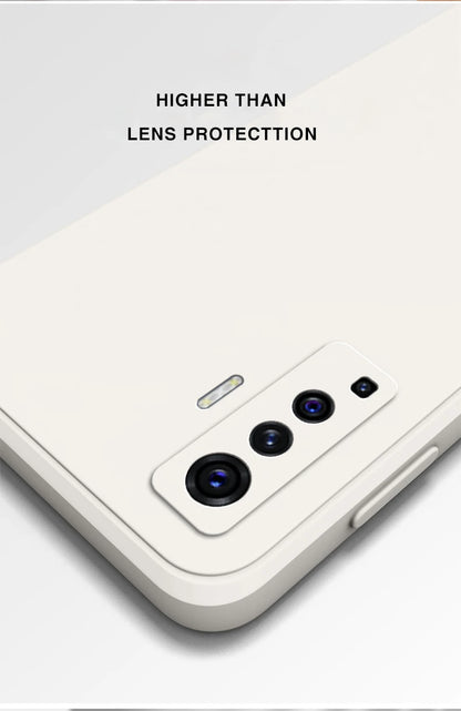 Luxury Square Liquid Silicone Case for VIVO X50 Pro Plus Lite X51 5G Camera Protective 360 Shockproof Phone Cover X50Pro X50Lite