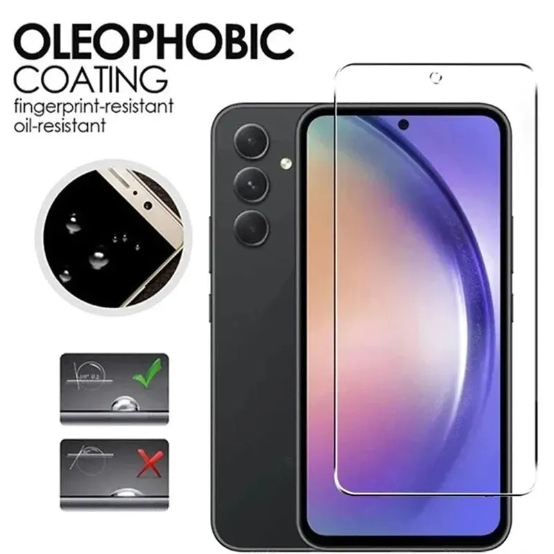 5Pcs HD Screen Protector For Samsung Galaxy A51 A52 A53 A54 A70 A71 A72 A73 A12 A13 A14 A23 A33 A34 S21 S20 FE Tempered Glass