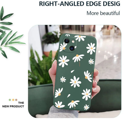Plain Daisies Phone Case For iPhone 17 17 Air 16 16e 15 14 13 12 11 Pro Max Mini X XR XS MAX SE2020 8 7 Plus 6 6S Plus Cover