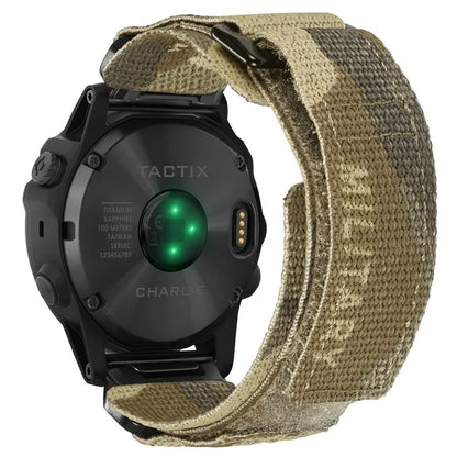 HEMSUT Watch Band For Garmin Fenix8 7 6 Nylon Quickfit 20 22 26mm Sports Wrist Strap Compatible EPIX /MK3 /Tactix