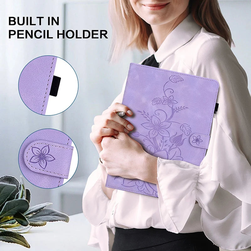 Leather Case for iPad Air 11 13 2024-26 iPad 5th 6th 7th 8th Gen iPad 10.9 2022 11th 2025 Pro 11 2024 9.7 2018 Mini 8 6 Shell