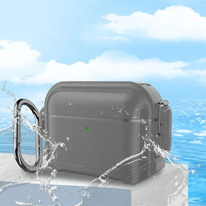 For AirPods 1/2/3/4, Pro & Pro 2 - Durable Waterproof Protective Case with Bluetooth Switch for Apple Earbuds