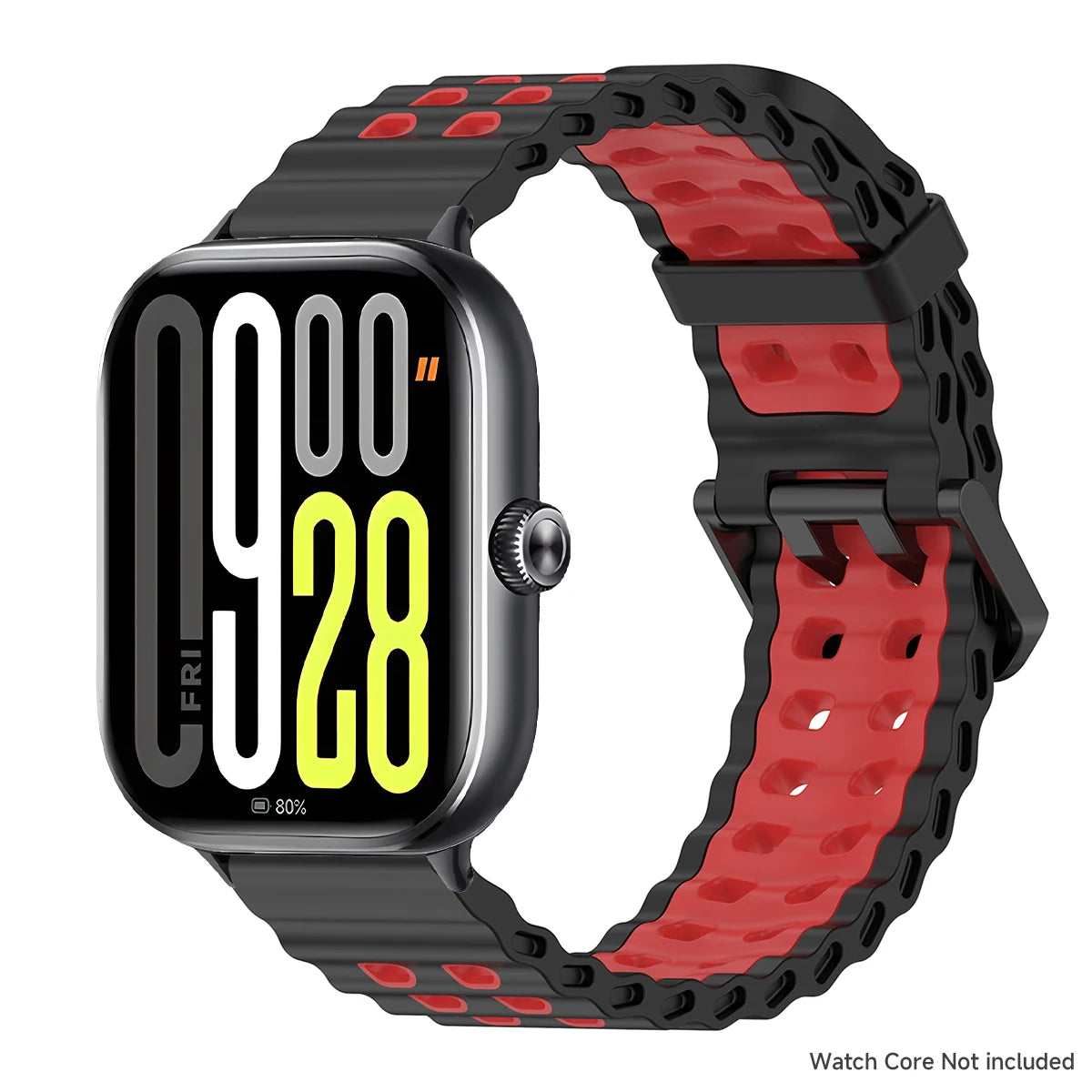 Soft Silicone Strap for Redmi Watch 6 5 4 Sports Two Tone Wristband for Xiaomi Mi Band 8 9 Pro Adjustable Rubber Wristband