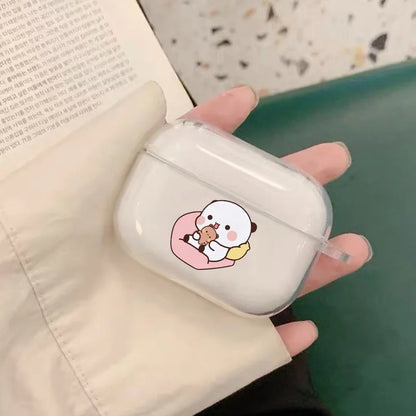 Cute Cartoon Bubu Dudu Couple Earphone Case for Airpods 4th 3rd 2 Pro 3 Soft Cover for Airpod 2 3 1 Protective Accessorie Shell