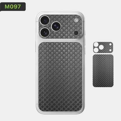BC02 for Apple iPhone 17 Pro Max /17 Pro/Air Camera with Battery Skin Wrap 3D Colorful Rear Protective Sticker Film