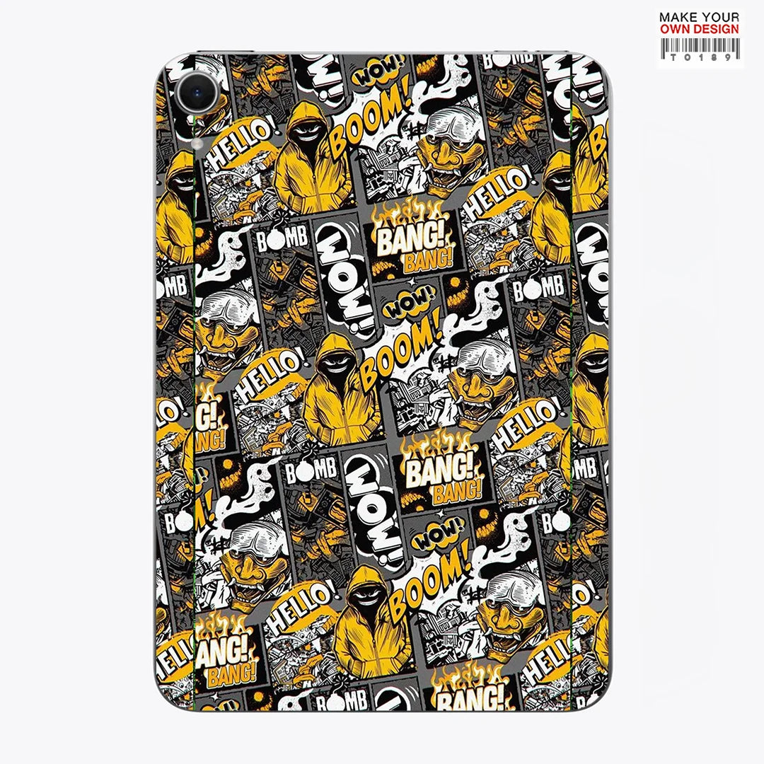 For iPad MINI 5 6 7 Pro 9.7 Ipad 7 8 9  Full Cover Colorful Back Skin Covers Decal Skin Protector Sticker