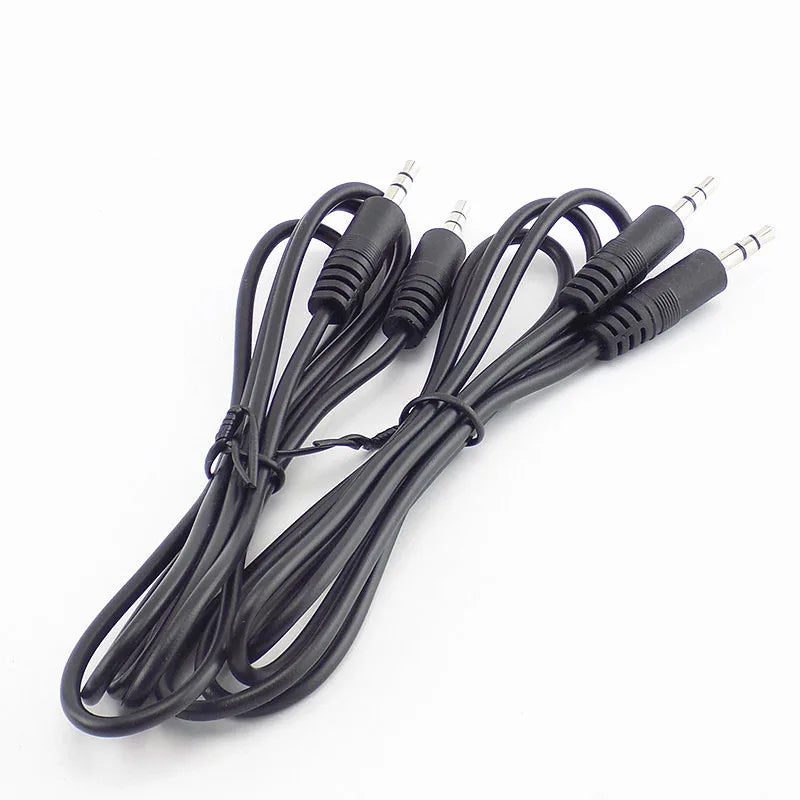0.5m/1m 3.5mm to 3.5mm Aux Jack Male Extension cord AUX Audio Cable connectors earphone music player Headphones