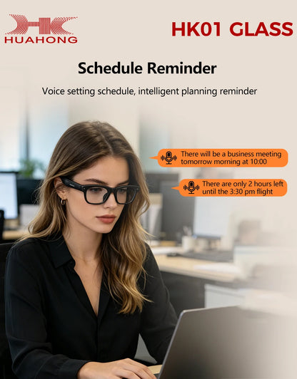 2026 AI Smart Glasses 13MP Camera Take Photo Live Streaming ChatGPT Translations Stabilized POV Recording Audio Music Sunglasses