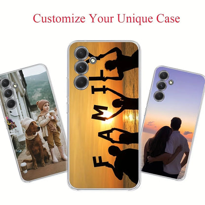 DIY Private Picture Soft Phone Case For Samsung Galaxy A02 A02S A12 A22 A32 A42 A52 A72 A82 A03 A03S A13 A23 A53 A73 4G 5G
