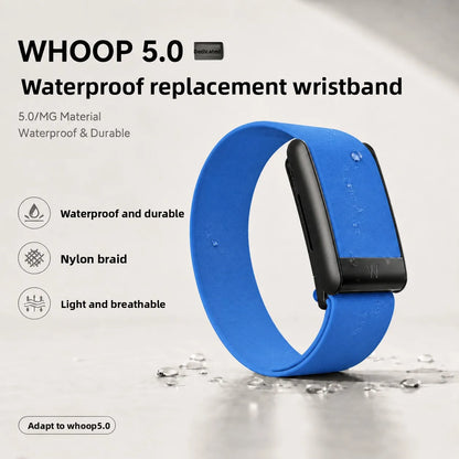 Whoop 5.0 MG Band Waterproof Nylon Woven Sport Strap PEAK LIFE Style Replacement Wristband Fitness Tracker Workout Accessories