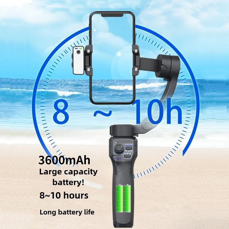 Mobile gimbal stabilizer ,Phone Stabilizer for Video Recording with Face/Object Tracking,3-Axis Gimbal for Android,iPhone