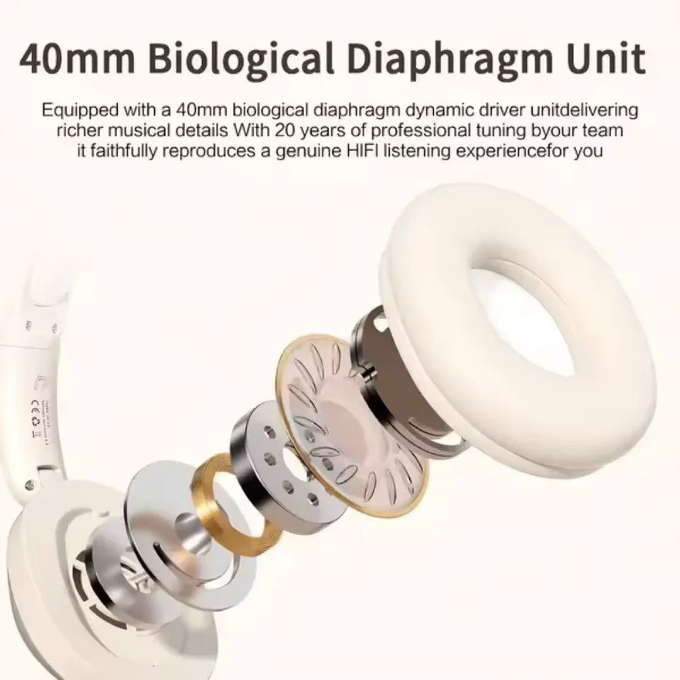 SY-T4 Foldable Wireless Bluetooth Headset Over Ear Sports Headphones High Power Stereo Sound For Cell Phones and Music XiaoMi