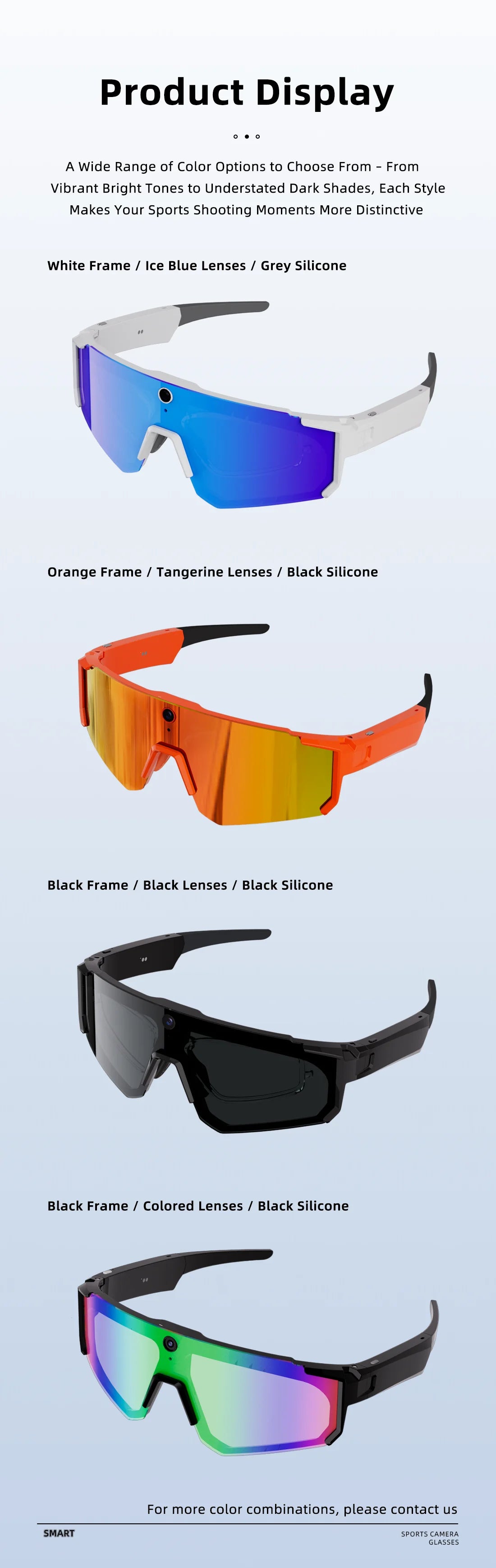 4K Polarized Sunglasses AI Smart HD 800W Camera Bluetooth Call Translation for Men Cycling Anti Glare Driving UV400 IP54 Goggles