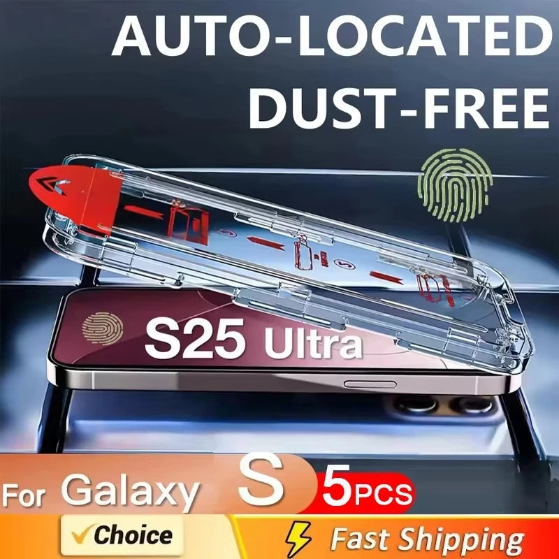 2-5Pcs For Samsung S26 S25 S24 Ultra S23 FE S22 S21 Plus A16 A36 A55 A26 A37 A35 A54 A56 A57 5G Screen Protector Tempered Glass