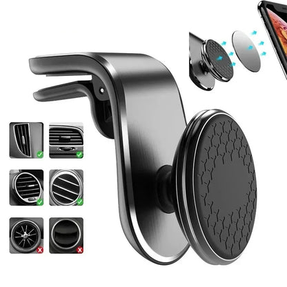 Magnetic Car Phone Holder Universal Air Vent Car Phone Mount Mobile GPS Support  Mobile Phone Holder, Car Supplies, Small Tools