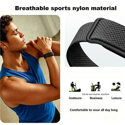 Nylon Strap For Google Fitbit Air Smart Watch Band Breathable Fabric Replacement Adjustable Wristband Bracelet Correa Accessorie