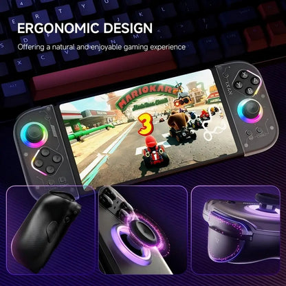 NYXI Hyperion 2 Wireless Game Controller Dual Hall Joystick 6-Axis Gyro RGB Turbo Programmable for Switch/OLED/PC/iOS/Android