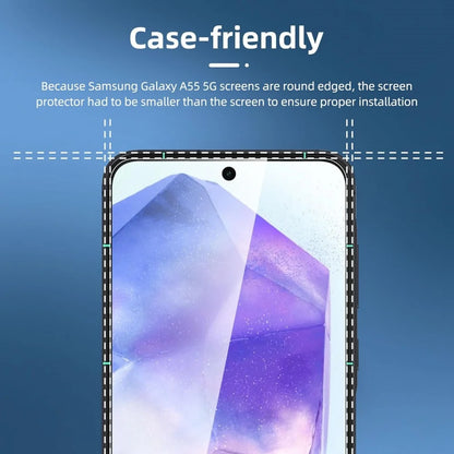 3PCS HD Tempered Glass For Samsung A18 A17 A27 A37 A57 A16 A26 A36 A56 A55 A53 A54 A35 A25 A15 Screen Protector Samsung Galaxy S26 S25 S24 Ultra Cristal Templado S24 FE S23 S22 S21 Plus