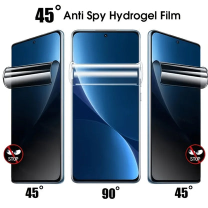 3Pcs Privacy Hydrogel Film For Samsung S26 S25 S24 Ultra FE Plus A57 A37 A27 A17 Privacy Screen Protector