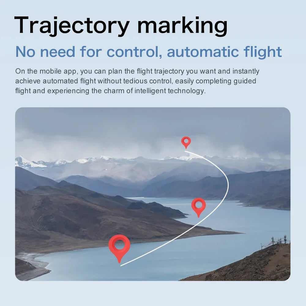 For Genuine GT8 Drone 4K Professional Dual Camera FPV GPS Brushless Motor Optical Flow Hovering Folding Quadcopter 4k 8K RC Dron