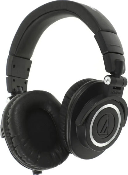 Audio-Technica ATH-M50X Closed Back Mixing Mastering Monitoring Headset Professional Studio Monitor Headphones Over Ear Ath M50x