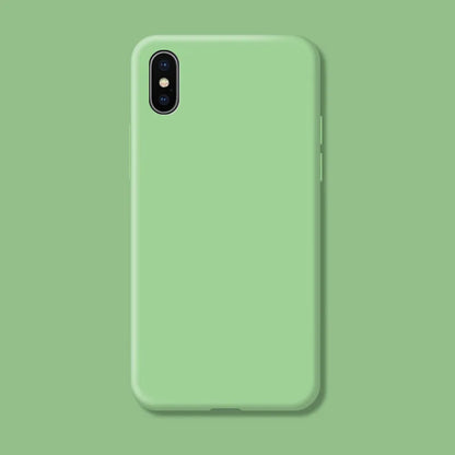 For iphone X Xr Xs Max Shockproof Liquid Silicone Protective Cover For iphone X S Max XR Case