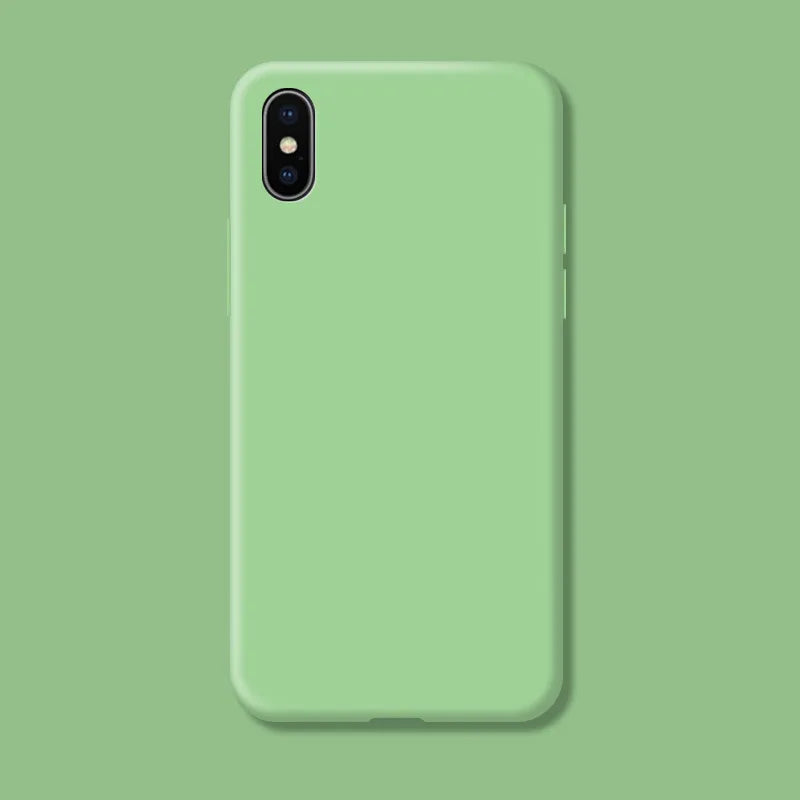 For iphone X Xr Xs Max Shockproof Liquid Silicone Protective Cover For iphone X S Max XR Case