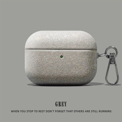 For Airpod Pro3  Pro2  Fashion Silver Glitter Headphone Case for Apple Airpods 4 3 2 Pro Cover Silicone Headset Cases  Funda