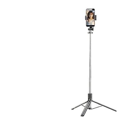 Phone Holder Bluetooth Selfie Stick Tripod Handheld Smart Shooting Gadget Floor Stand Stable Support Bracket for Live Broadcast