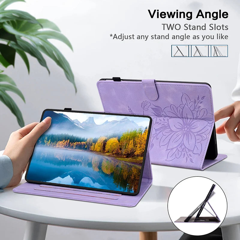 Leather Case for iPad Air 11 13 2024-26 iPad 5th 6th 7th 8th Gen iPad 10.9 2022 11th 2025 Pro 11 2024 9.7 2018 Mini 8 6 Shell