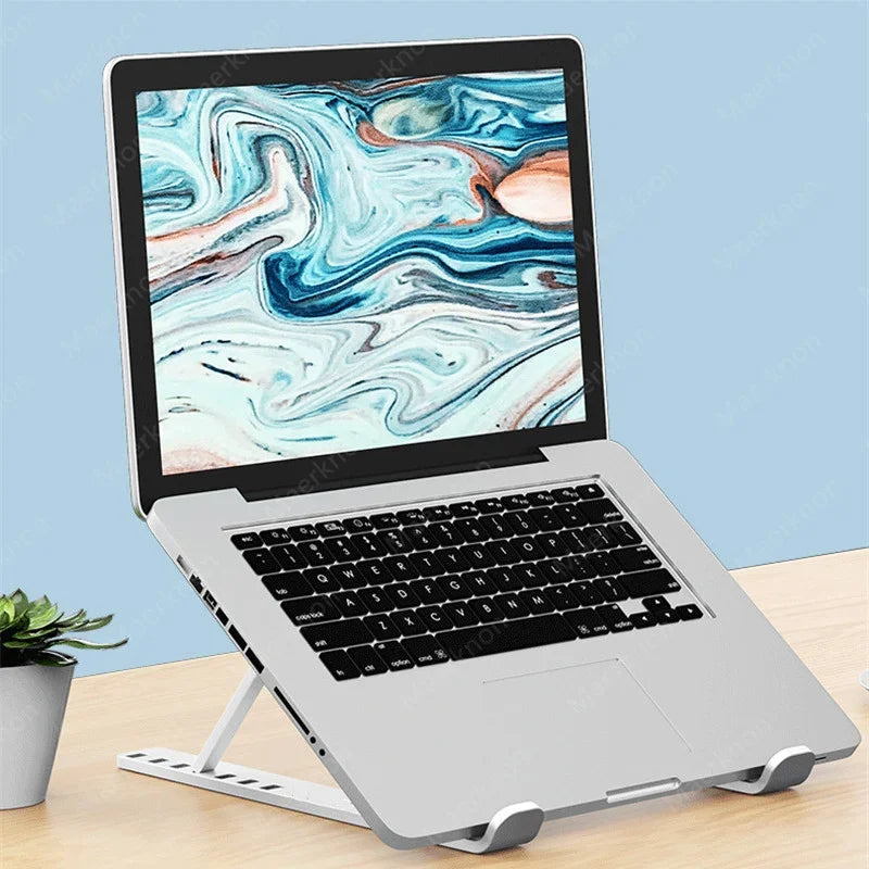 Portable Foldable Notebook Stand Adjustable Laptop Holder Computer Monitor Holder For Macbook Air iPad Tablets Base Accessories