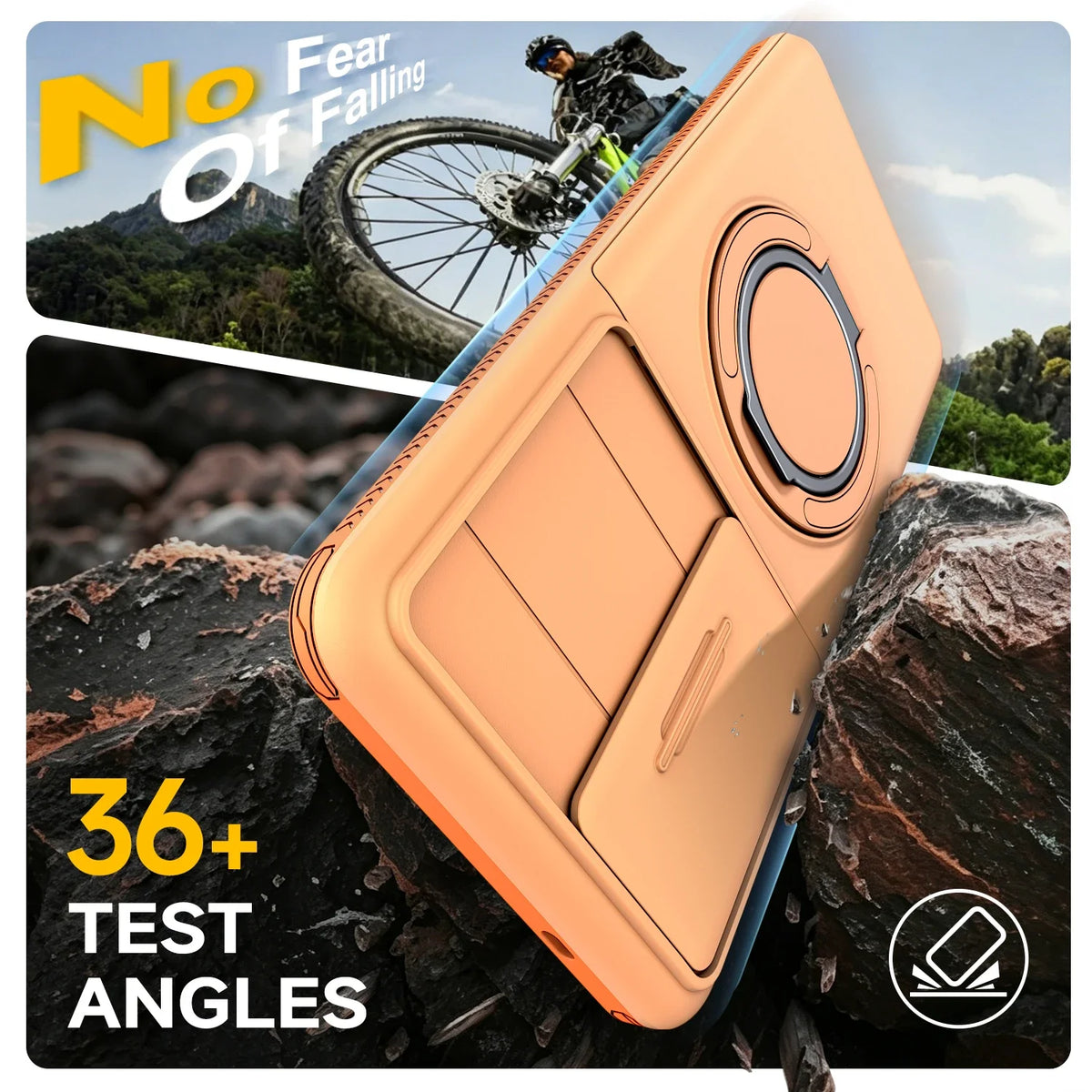 Case For Samsung Galaxy S26 S25 S24 S23 S22 Ultra Plus S25FE S24FE Funda Slide Camera Protect Ring Holder With Card Armor Cover