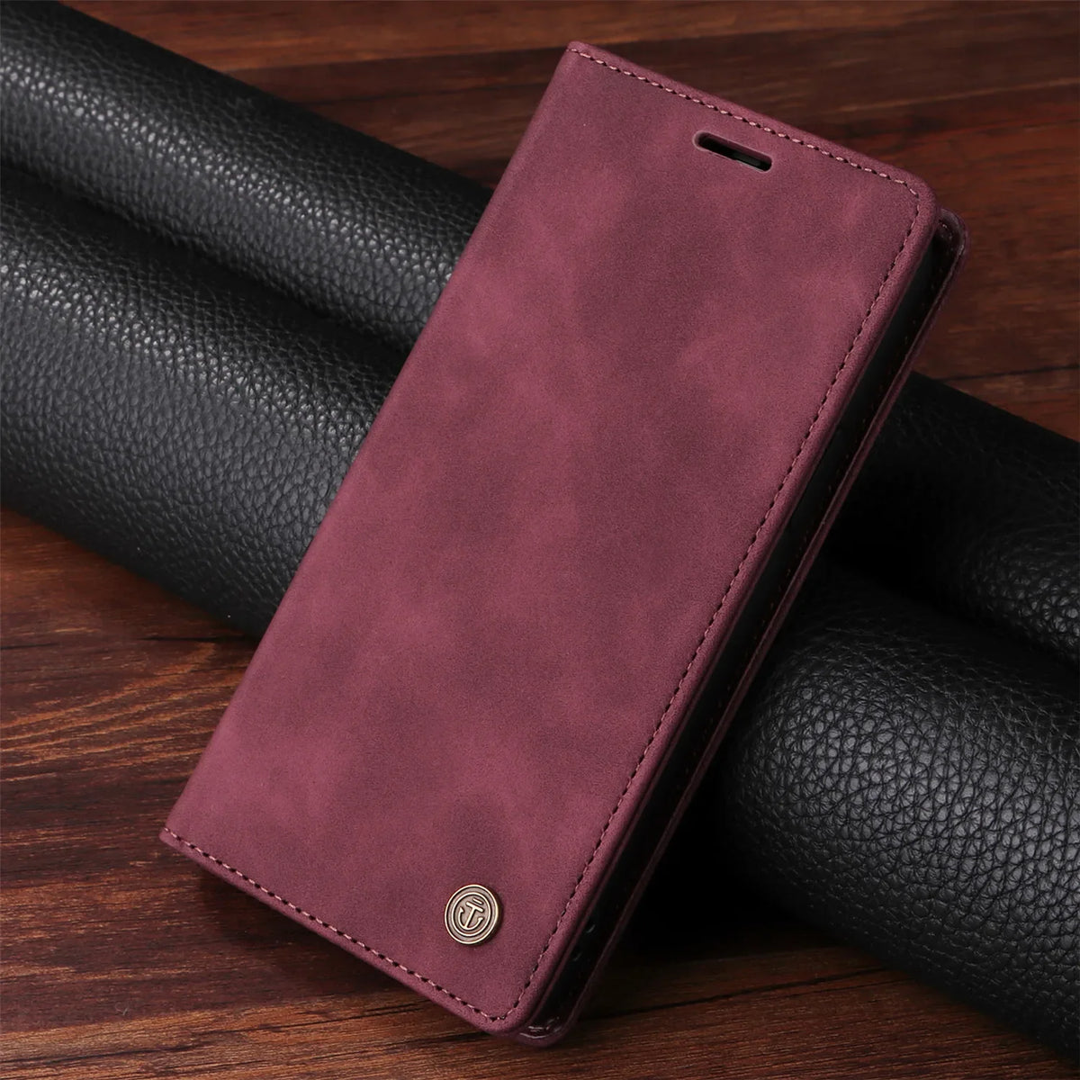 PU Leather Wallet Case For iPhone Air 17 16E 15 14 Plus 13 Pro 11 12 Pro Max X Xs Xr 6 6S 7 8 Plus SE 2020 2022 Flip Phone Cover