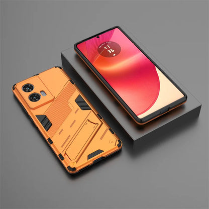 For Motorola Edge 50 Fusion 5G Case Magnetic Armor Shockproof Stand Phone Cases for Moto Edge50 Fusion Edge50Fusion Back Cover