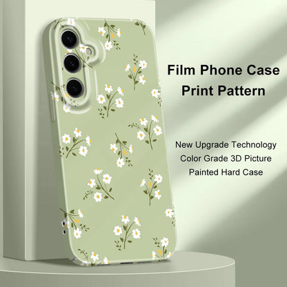 Sunshine Flower Phone Case For Samsung Galaxy S25 S24 S23 S22 S21 S20 Plus Ultra FE 5G Film Hard Cover