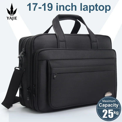 Large Capacity Briefcase Bag Men Business Bag 15.6 inch 17" 19" Laptop Bag Shoulder Bags Canvas Handbags Notebook Bag messenger