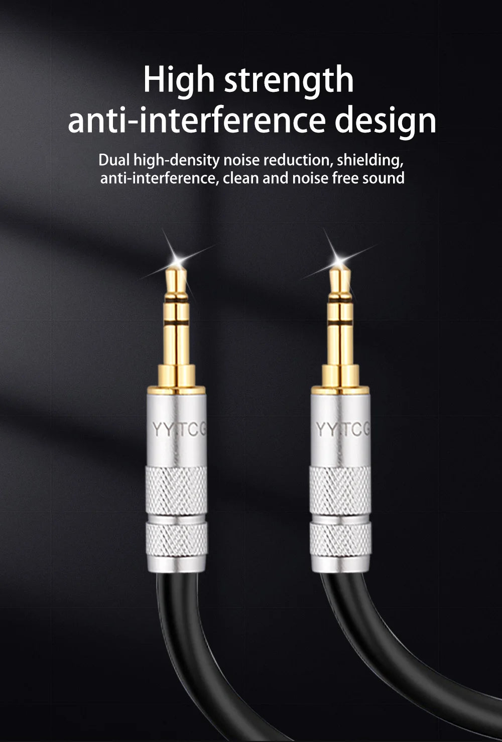 3.5mm Jack Aux Cable 3.5 mm Male to Male Audio Cable Speaker Line Aux Wire Cord Adapter For Samsung Xiaomi MP3 Headphone