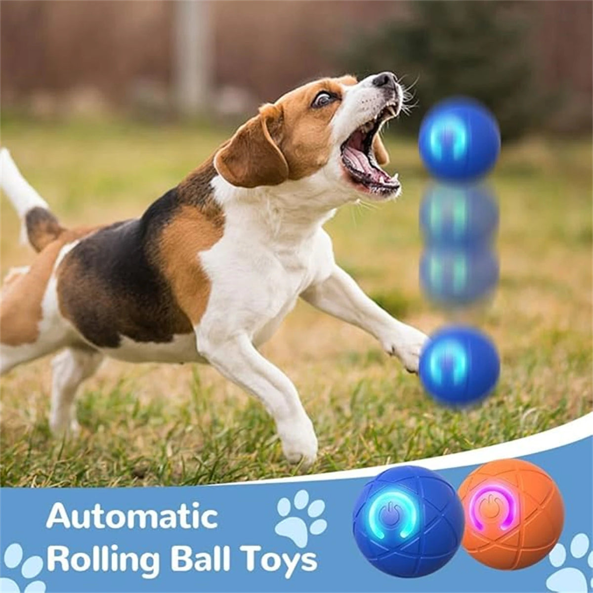 Smart Dog Toys Ball Electronic Interactive Pet Toy Moving Ball USB Automatic Moving Bouncing for Puppy Birthday Gift Cat Product