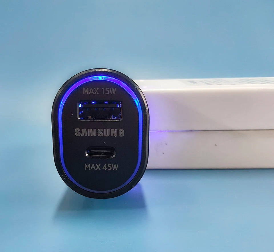 Original SAMSUNG Car Charger Type C 60w 45w 15w PD Auto Cargador Fast Charging Cable Samsung Galaxy S26 S25 S24 S23 Z Fold 8 7 6